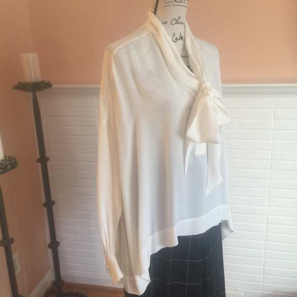 🌺Final Price w/Free Shipping🌺Polo Ralph Lauren Mulberry Silk Swing Blouse - Picture 4 of 8